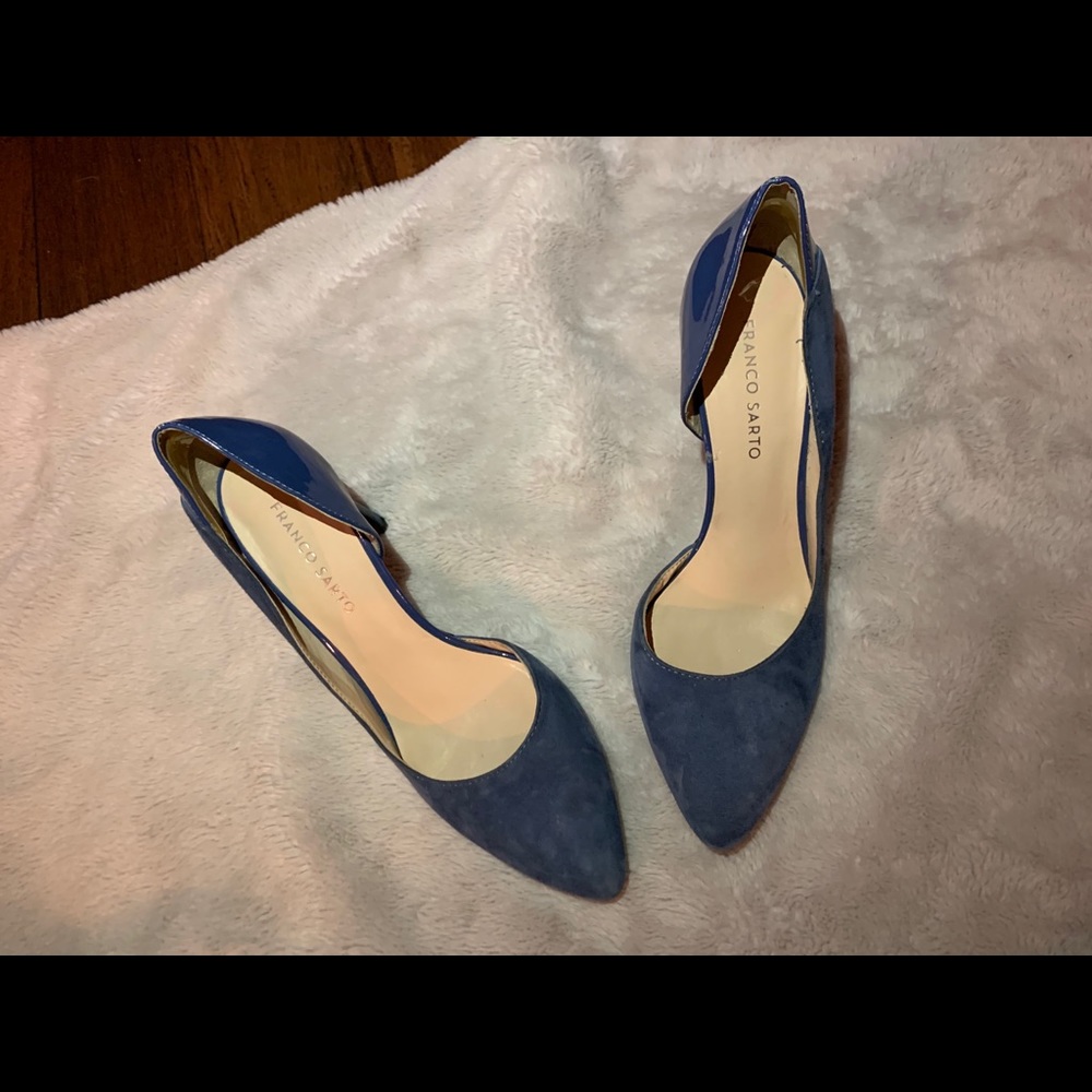 Franco Sarto Suede Heels